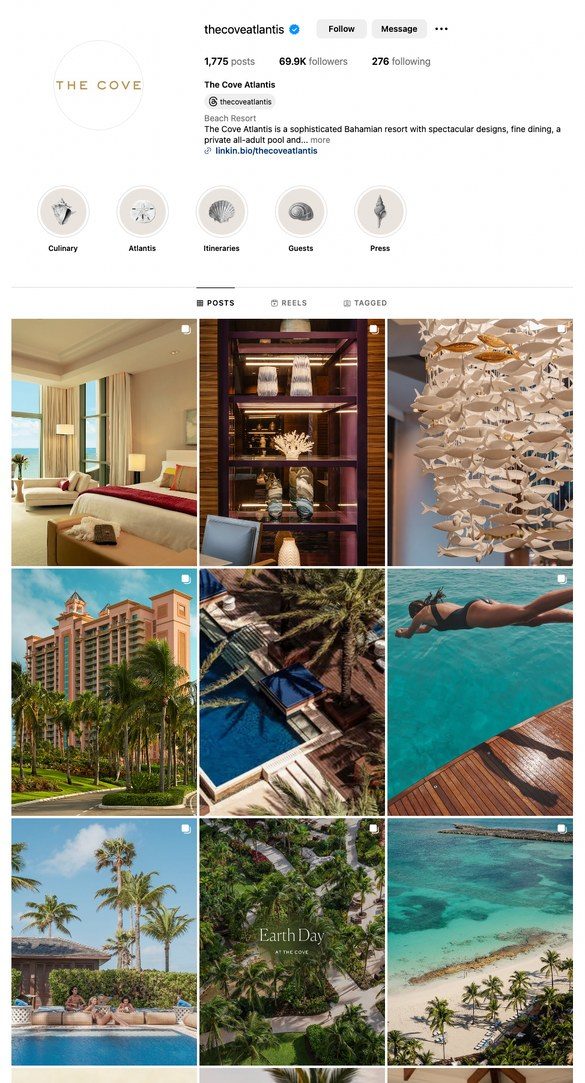 Grand Wailea Instagram grid
